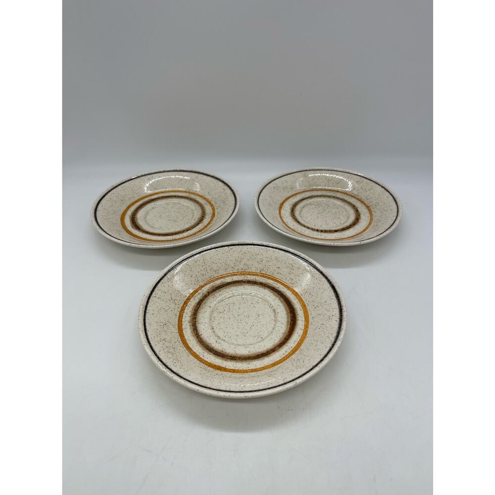 Shannon Aran Stone Santos Set of 3 Saucers Made in Ireland